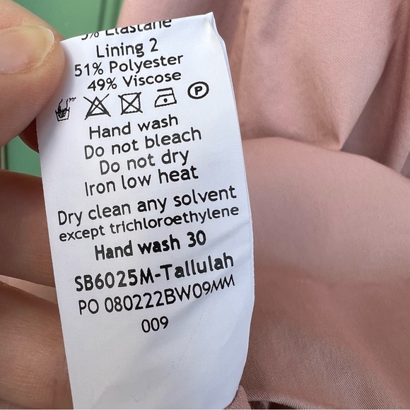 House of CB Tallulah Blush Pink Puff Sleeve Midi Dress Milkmaid Off Shoulder - Picture 11 of 13